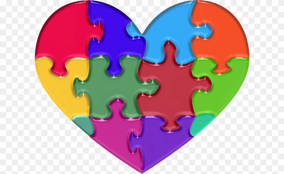 Autism Puzzle Piece Heart, Game, Jigsaw Puzzle Png