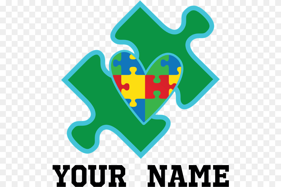 Autism Puzzle Piece Heart Personalized Button Portable Network Graphics, Game, Jigsaw Puzzle Free Transparent Png