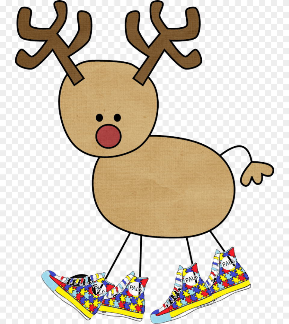 Autism Reindeer, Clothing, Footwear, Shoe, Hosiery Png Image