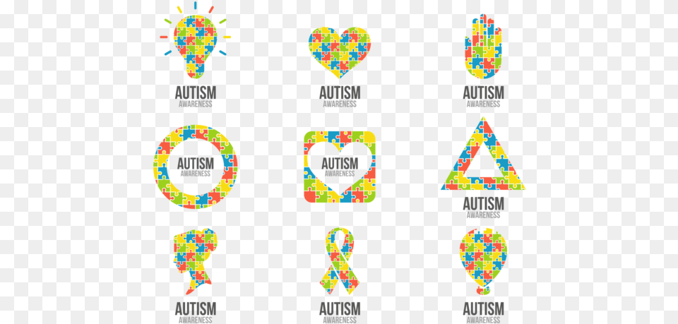 Autism Ribbon, Art, Balloon, Collage, Text Free Transparent Png