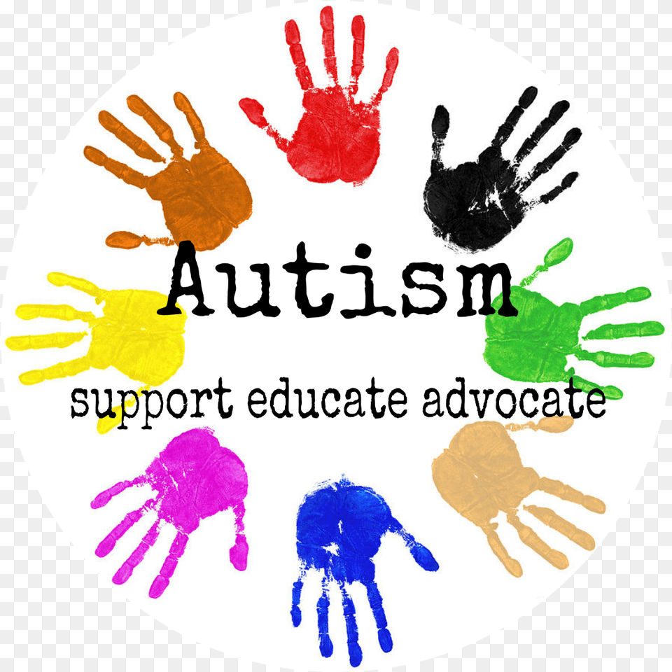 Autismawareness Hand Print Paint, Paint Container, Person, Baby, Palette Png Image