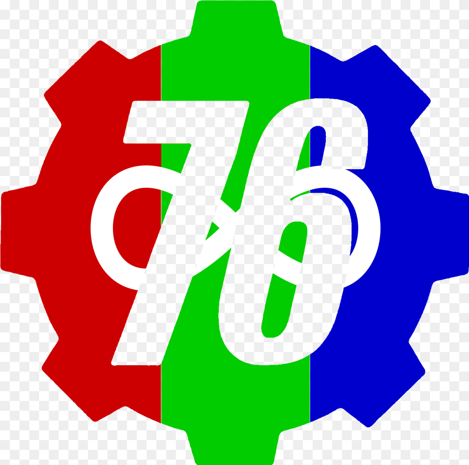 Autistic Pride 76 Logo Fallout 76 Logo Black And White, Symbol, Number, Text, Dynamite Png Image