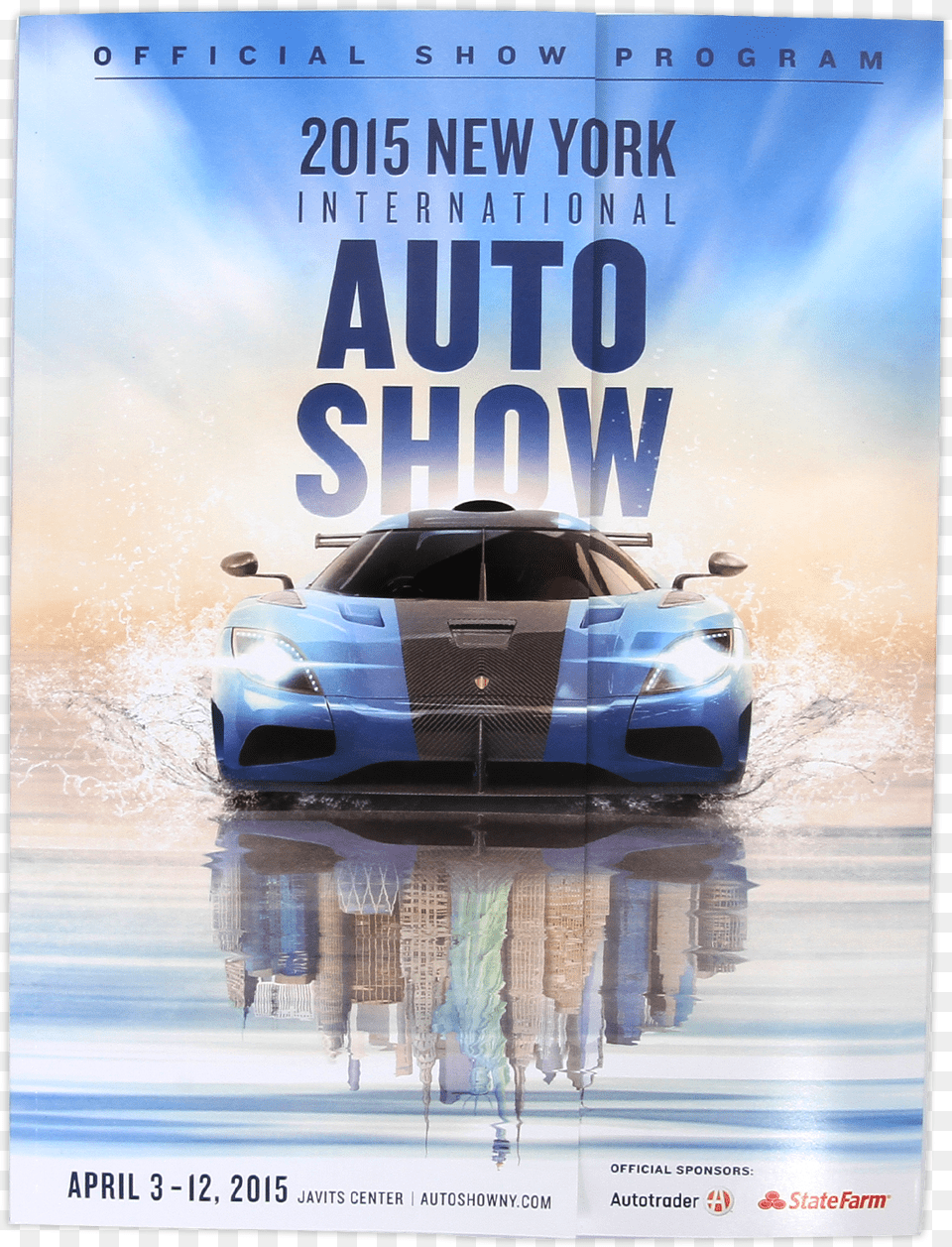 Auto 2017 Gtgt 2015 Nyias Program New York Auto Show Program, Advertisement, Car, Poster, Transportation Png Image