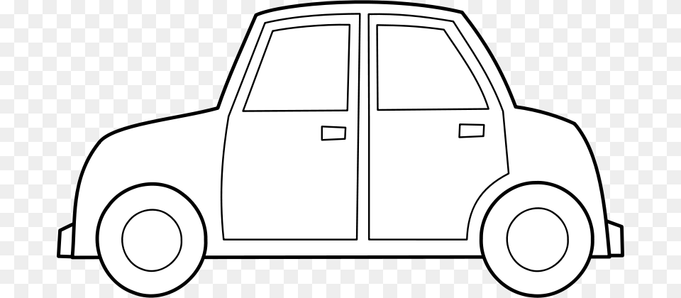 Auto, Stencil, Car, Transportation, Vehicle Free Png Download