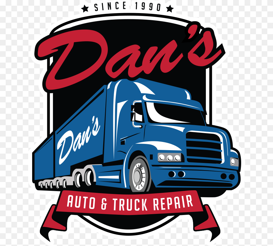 Auto And Truck Repair Logo Truck Repair Shop Logo, Moving Van, Transportation, Van, Vehicle Free Png Download