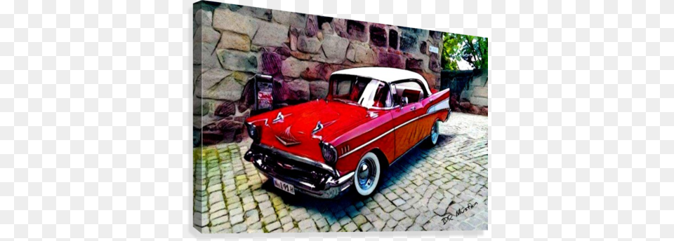 Auto Car Abstract Realism Art 57 Chevy Bel Aire By Car, Vehicle, Transportation, Coupe, Sports Car Free Png Download