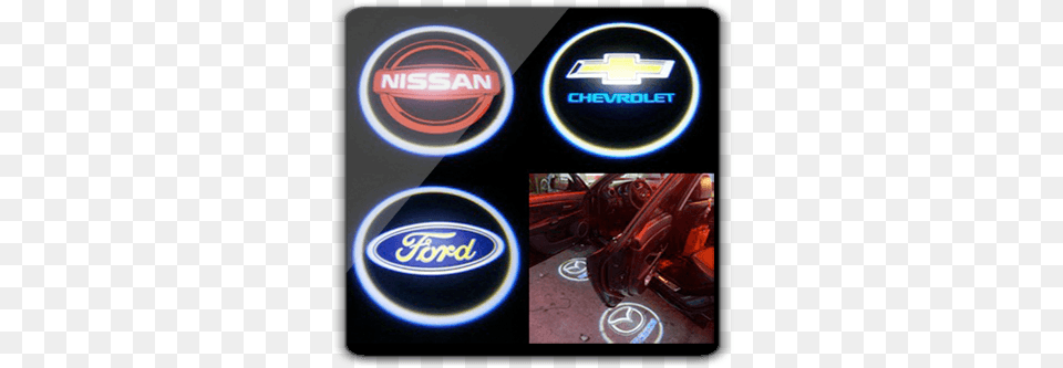 Auto Car Truck Door Projector Led Logo Ford, Light, Neon Free Png Download