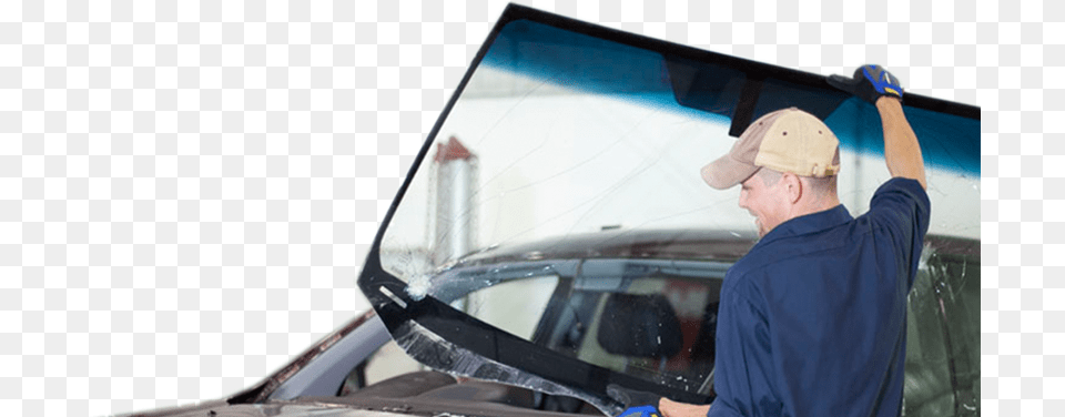 Auto Glass Repair Companies Car Glass Repair, Windshield, Vehicle, Transportation, Person Free Png Download