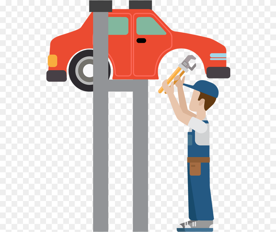 Auto Mechanic Clipart Desktop Backgrounds Clipart Free Car Repair Clipart, Person, Transportation, Vehicle Png Image