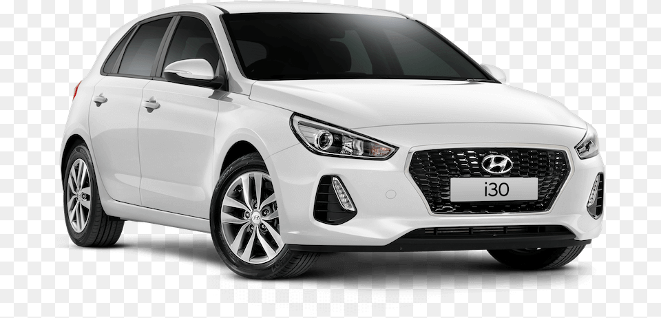 Auto Rent Corfu Hyundai I30 2019 White, Car, Sedan, Transportation, Vehicle Free Transparent Png