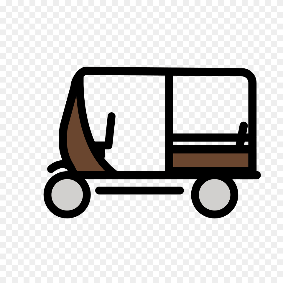 Auto Rickshaw Emoji Clipart, Moving Van, Transportation, Van, Vehicle Free Png