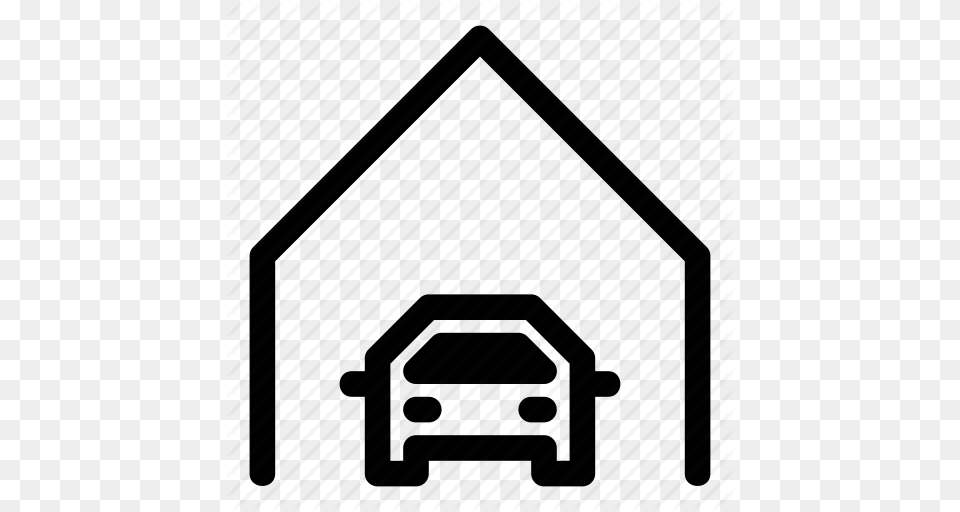 Auto Show Automobile Car Garage House Parking Transport Icon, Dog House, Indoors, Fireplace Png