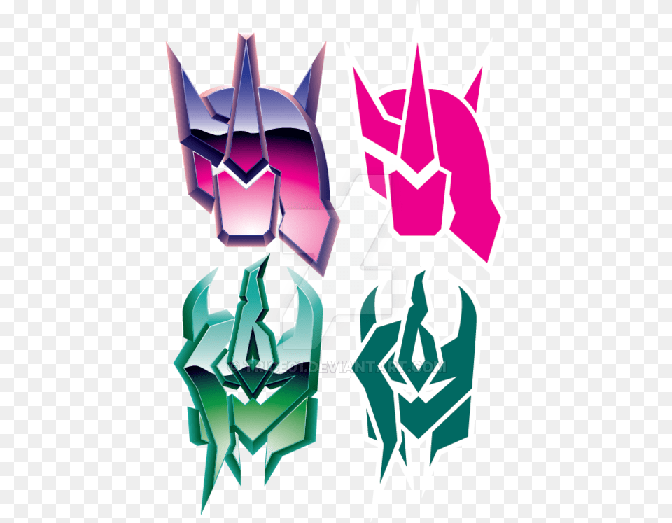 Autobot Crossover Decepticon Logo Mashup Autobot And Decepticon Logo, Art, Person, Symbol Free Transparent Png