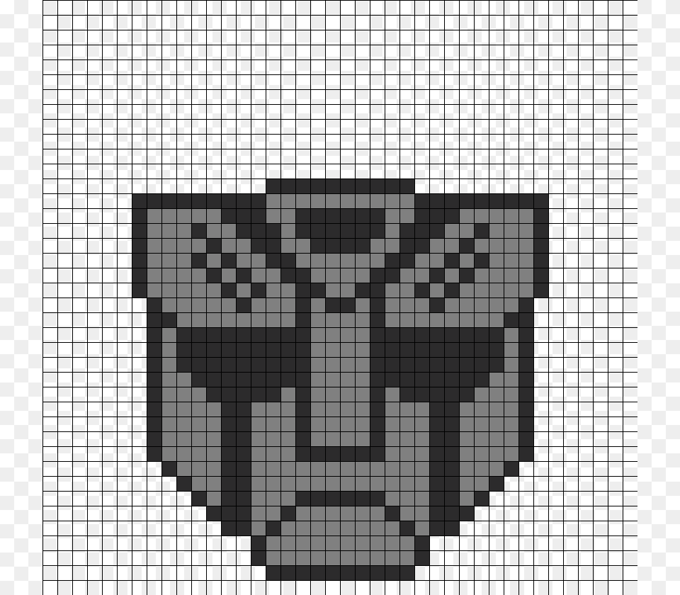 Autobot Transformers Perler Bead Pattern Bead Sprite Pixel Art Logo Transformers, Blackboard, Electronics, Hardware Free Transparent Png