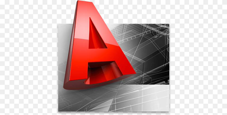 Autocad Logos Logo Autocad, Triangle, Symbol Free Png