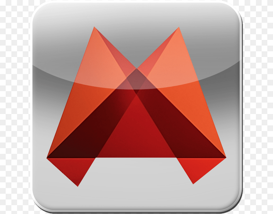 Autodesk Mudbox Logo Icon Autodesk Mudbox Icon 2018, Triangle, Art, Paper Free Png
