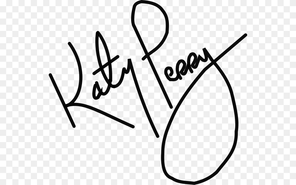 Autograph Katy Perry Letras Cantantes Famosos Celebridades Katy Perry Signature, Gray Free Png Download