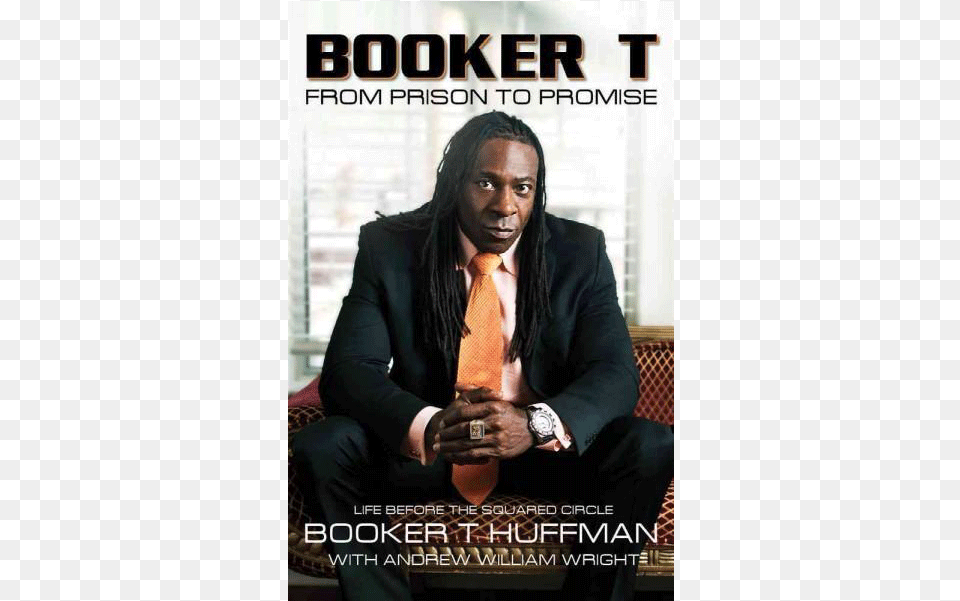 Autographed Booker T From Prison To Promise, Accessories, Suit, Publication, Poster Free Png