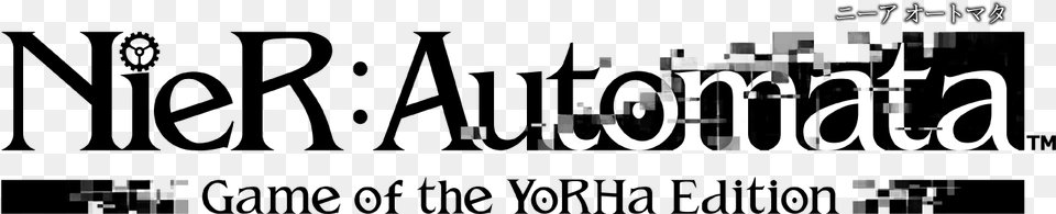 Automata Game Of The Yorha Edition Coming On February Nier Automata Logo, Text Free Transparent Png