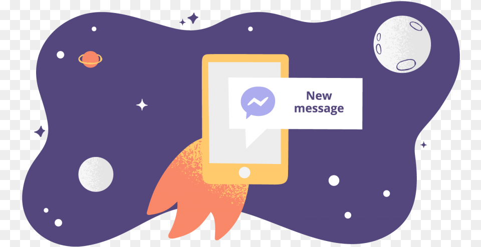Automated Facebook Messenger Messages Firepush Illustration, Outdoors, Astronomy, Moon, Nature Free Transparent Png