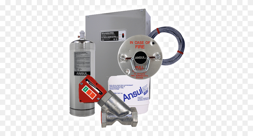 Automatic Fire Control Ansul Fire Suppression System, Gas Pump, Machine, Pump, Appliance Png Image