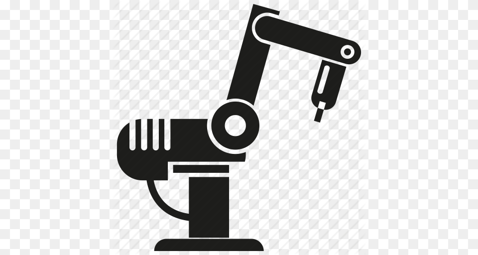 Automation Machine Manufacturing Production Robot Robotic Arm, Electrical Device, Lighting, Microphone Png