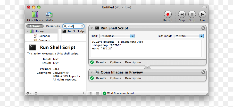 Automator Run Shell Script, File, Text, Webpage Free Png Download
