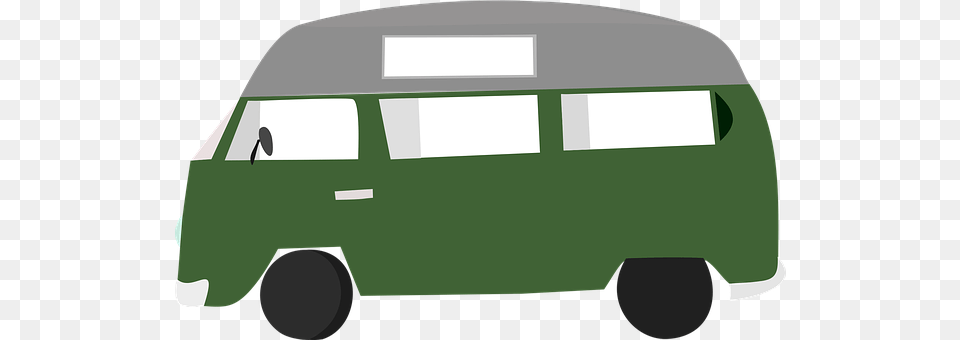 Automobile Car Green Grey Car, Bus, Caravan, Minibus, Transportation Free Transparent Png