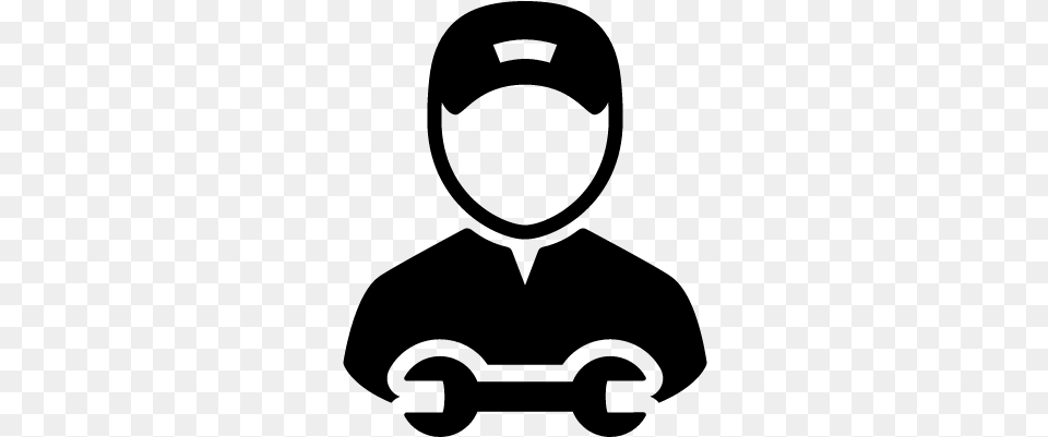 Automobile With Wrench Vector Logo Engineer, Gray Free Transparent Png