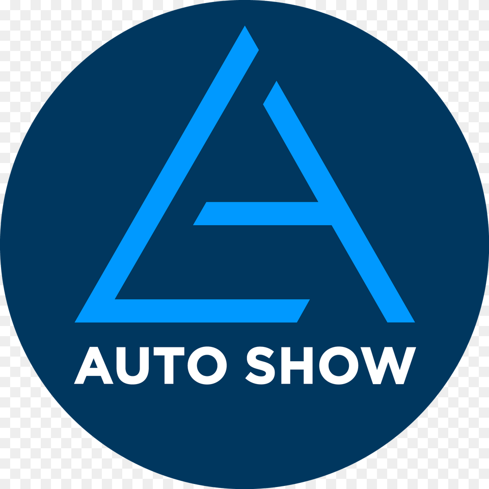 Automobility La And The Los Angeles Auto Show La Auto Show, Triangle, Logo, Disk Free Png