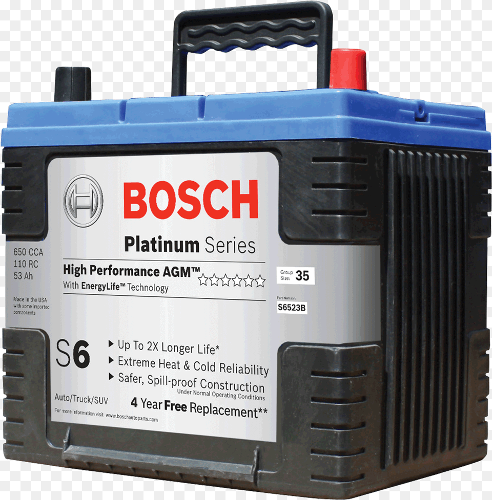 Automotive Battery File Agm Bosch Battery, Machine, Mailbox, Generator Free Png Download