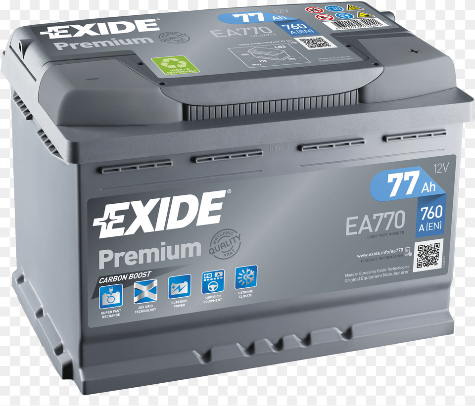 Automotive Battery For Ea770 Exide Png Image