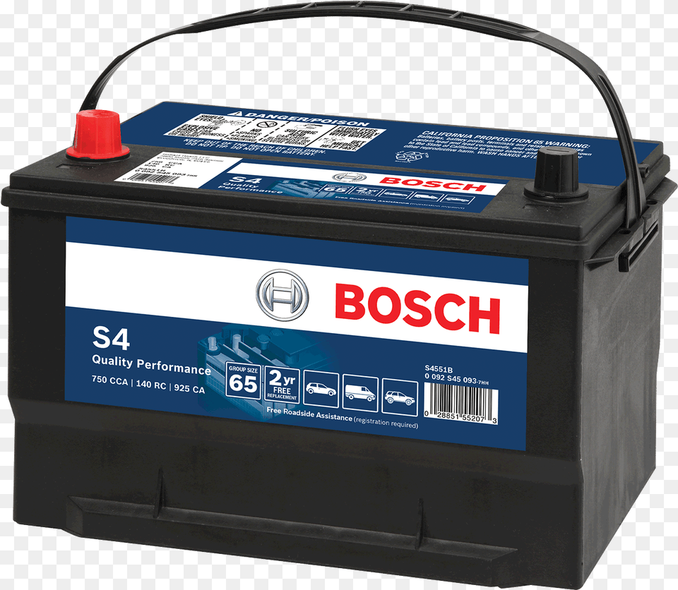 Automotive Battery Transparent Background Bosch Battery For Car, First Aid, Transportation, Vehicle Png Image