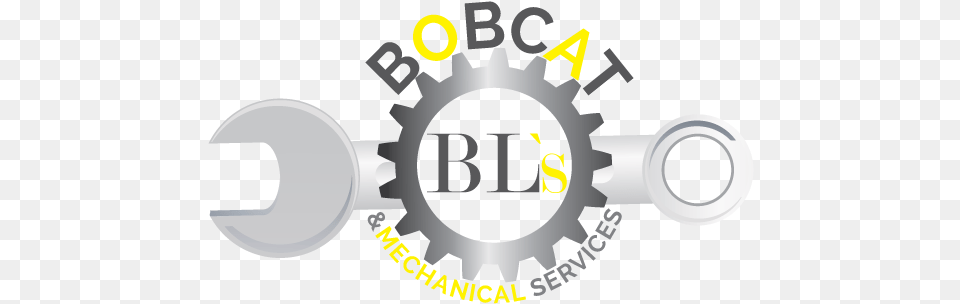 Automotive Logo Design For Bls Bobcat Circle, Machine, Gear Png Image