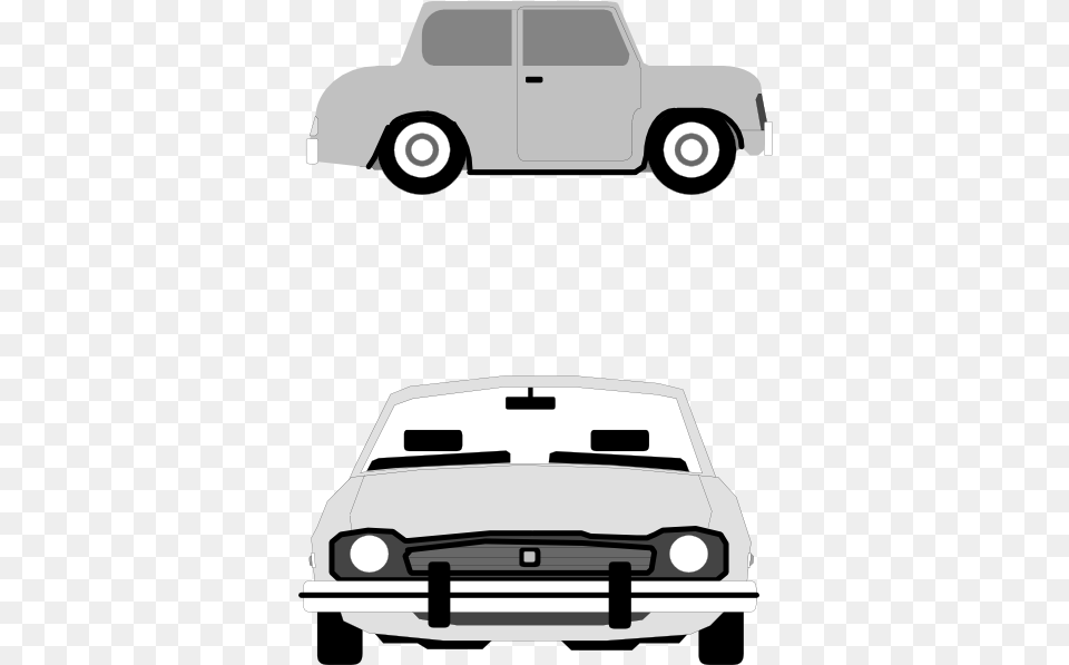 Autos Clip Art Vector Clip Art Online Car Front View Cartoon, Stencil, Pickup Truck, Transportation, Truck Png