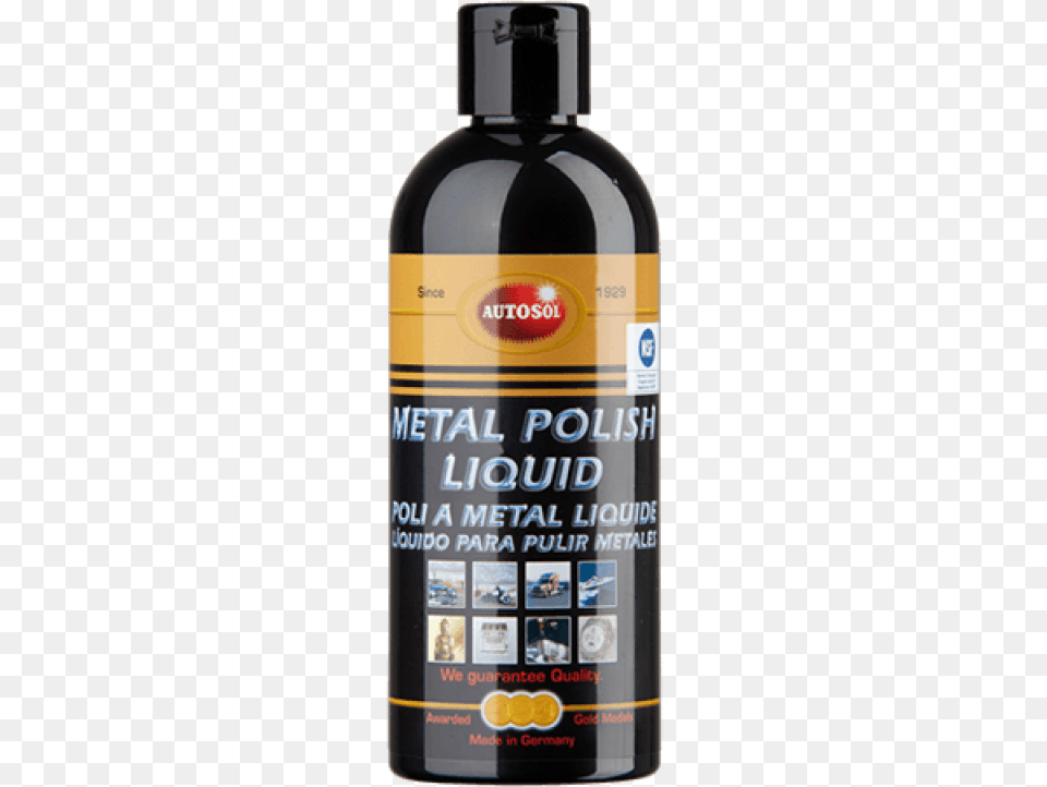 Autosol Metal Polish Liquid, Bottle, Shaker Free Png