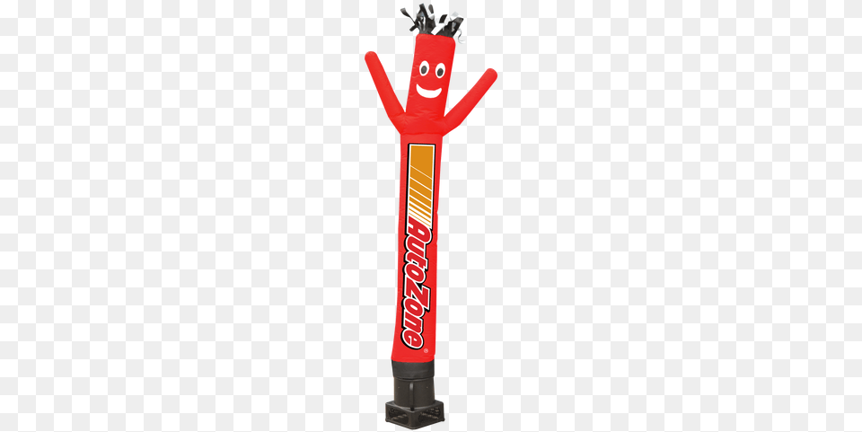 Autozone Air Dancers Inflatable Tube Man Red Lookourway Air Dancer Tube Man Fly Guy Puppet Complete, Dynamite, Weapon Free Png
