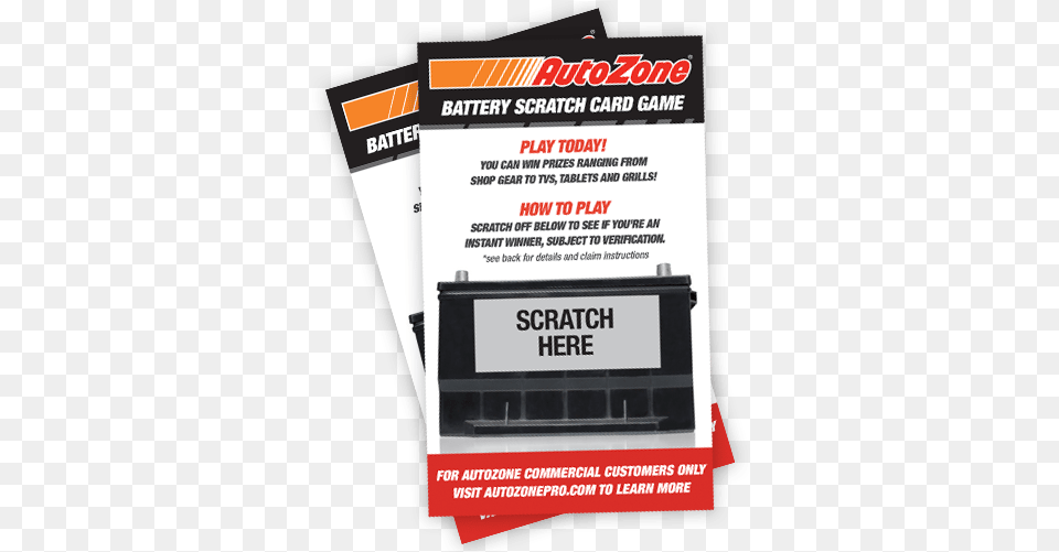 Autozone Scratch And Win Autozone, Advertisement, Poster, Computer Hardware, Electronics Png Image