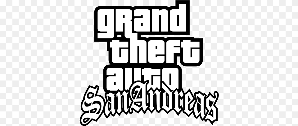 Autres Rsolutions Grand Theft Auto San Andreas Logo, Letter, Text, Scoreboard, People Png