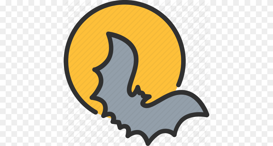 Autumn Bat Halloween Holiday Horror Moon Mystery Icon, Logo, Animal, Mammal, Wildlife Png