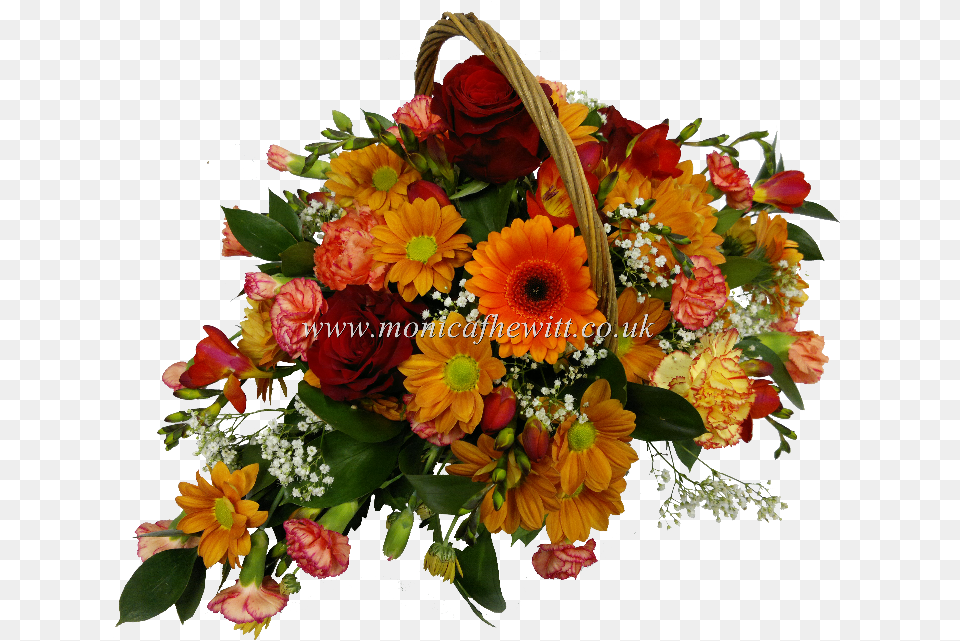 Autumn Beloved Basket Autumn Flower Arrangements In Basket, Flower Arrangement, Flower Bouquet, Plant, Art Png