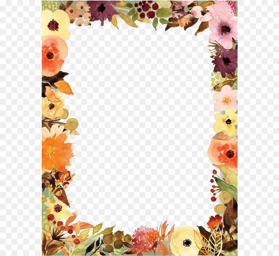 Autumn Border Designs Clipart, Art, Floral Design, Graphics, Pattern Free Png Download