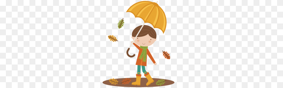 Autumn Boy Miss Kate Cuttables Life Quotes Autumn, Canopy, Baby, Person, Umbrella Free Png