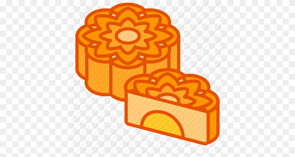 Autumn Cake Festival Food Mid Mooncakes Icon, Bread, Sweets, Dynamite, Weapon Free Png