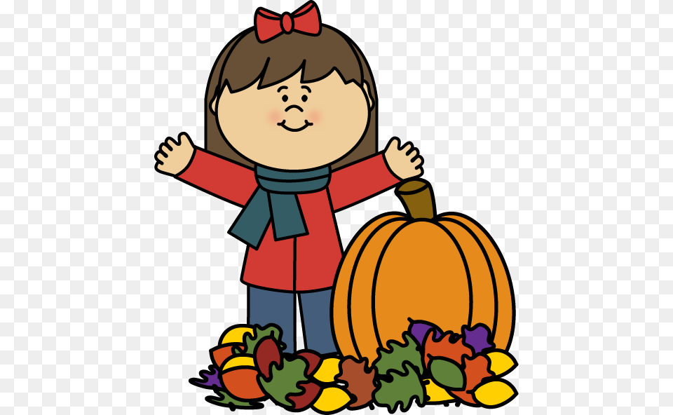 Autumn Clipart Cross, Food, Plant, Produce, Pumpkin Free Png Download