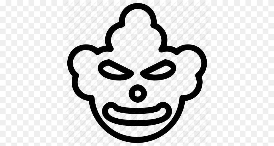 Autumn Clown Face Halloween Holidays Mask Scary Icon, Photography, Head, Person, Portrait Free Transparent Png