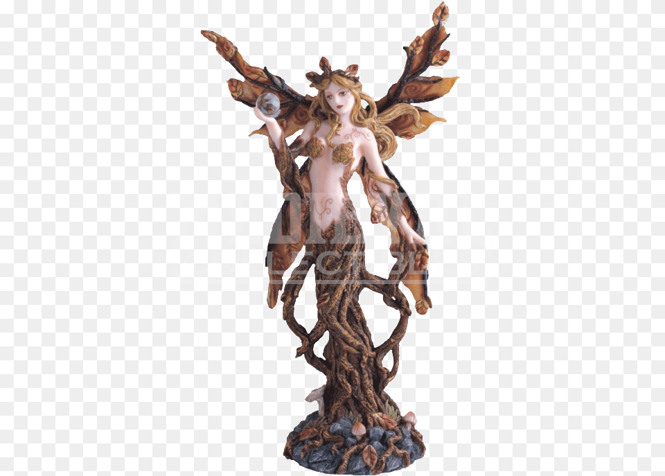 Autumn Dryad Fairy Statue Dryad Statue, Wood, Bronze, Figurine, Bride Free Png Download