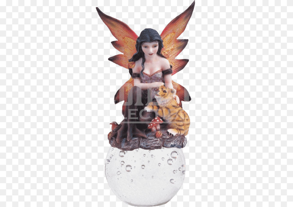 Autumn Fairy Crystal Ball Crystal Ball, Figurine, Animal, Shark, Fish Png