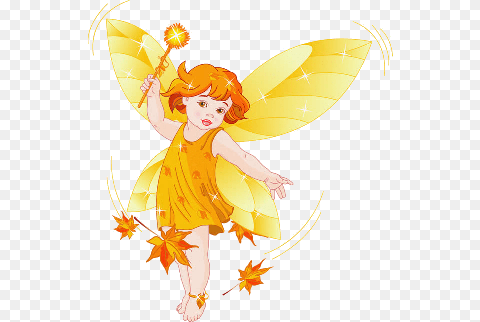 Autumn Fairy Vector, Leaf, Plant, Adult, Female Free Png