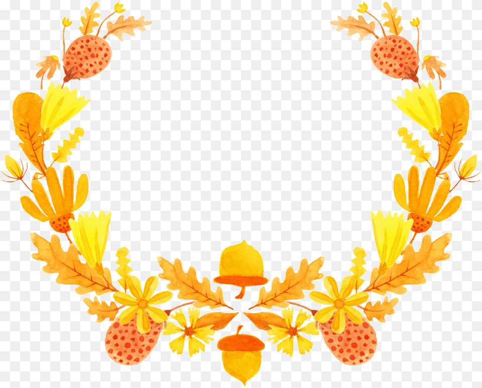 Autumn Garland Buckle, Accessories, Pattern, Jewelry, Art Free Transparent Png